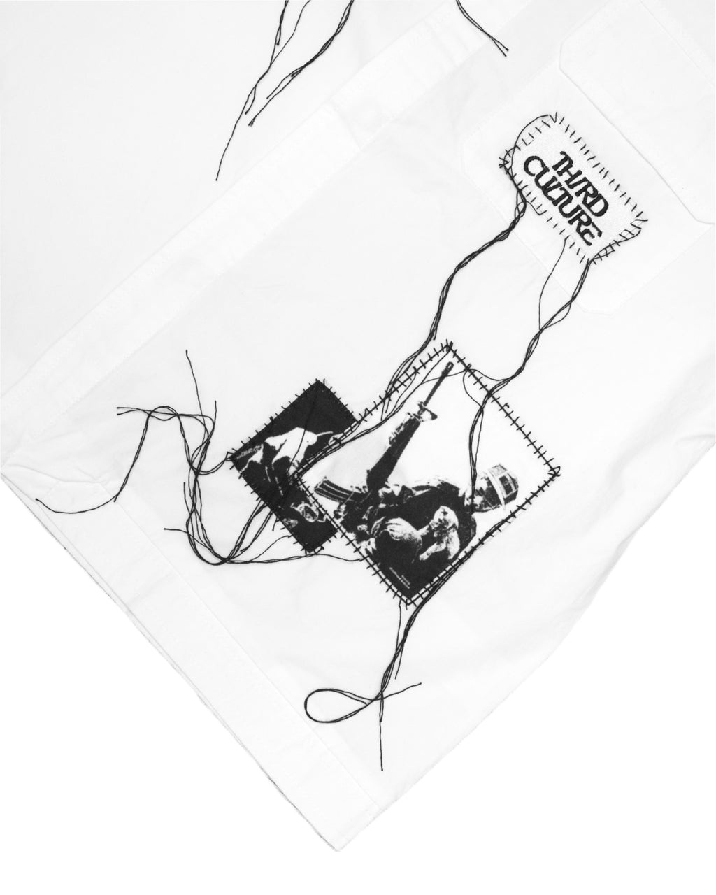Third Culture White Combat Shirt