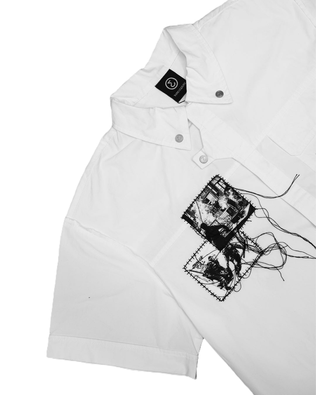 Third Culture White Combat Shirt